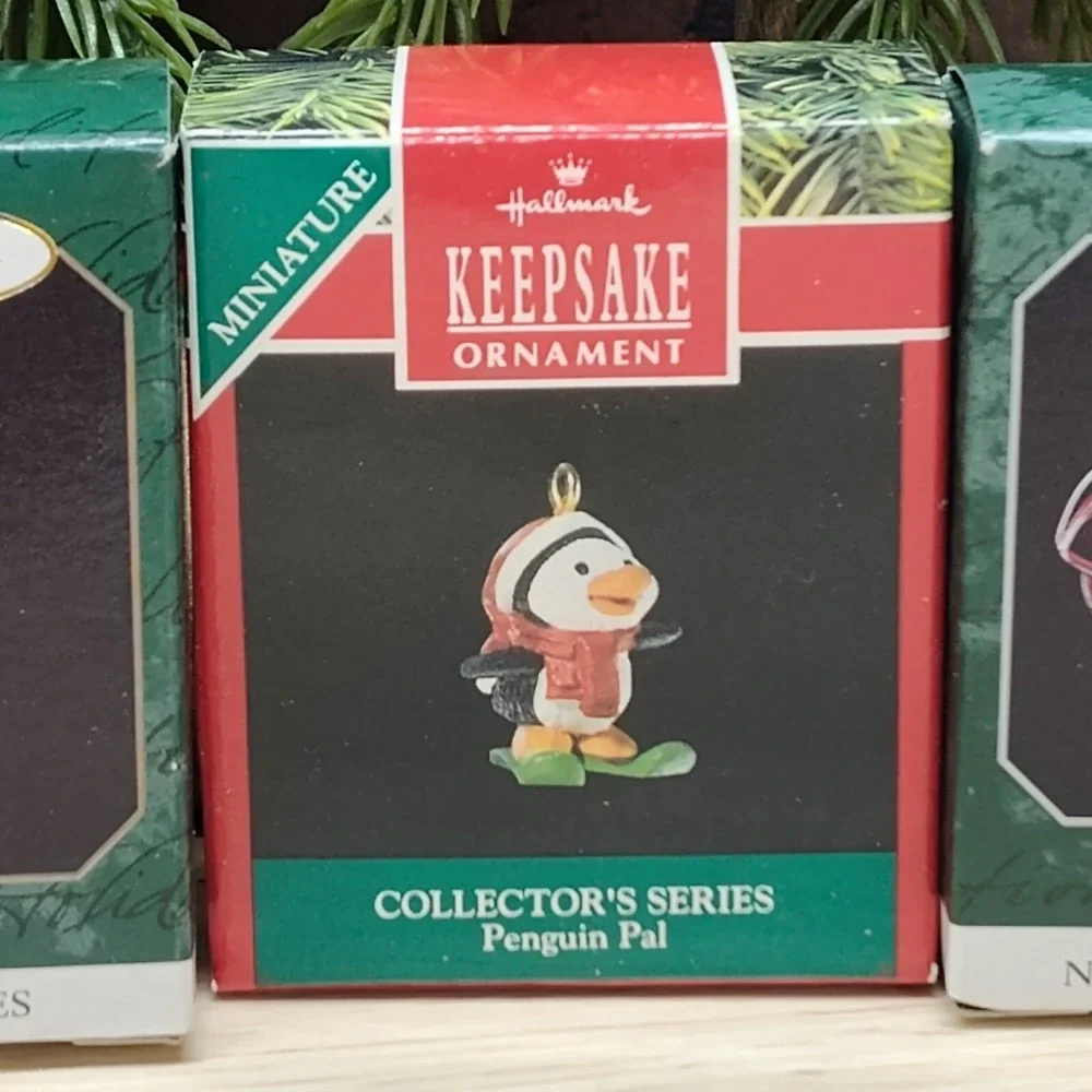 6 Hallmark Miniature Ornaments Lot